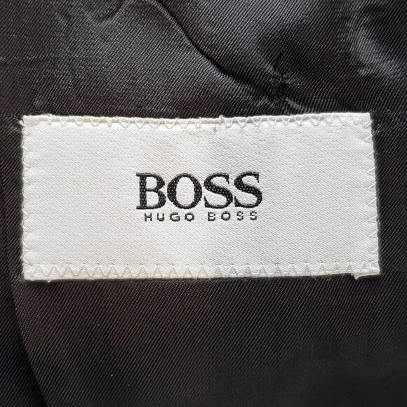 Loro Piana Hugo Boss Men's Black Cashmere Wool Sport Coat Blazer Jacket Size 42R - Picture 6 of 15